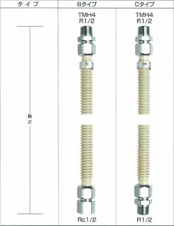 タマフレックス・都市ガス屋内用 ＜TMH4(1/2)＞[三菱マテリアル