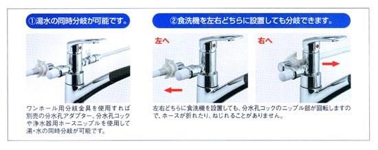 KAKUDAI ワンホール用分岐金具 789-702-T2