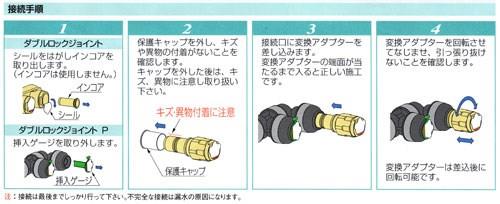 ダブルロックジョイント ヘッダーバルブ 黄銅製 ＜HWB＞[オンダ製作所