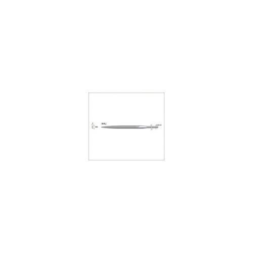 ナカニシ 精密鉄鋼ヤスリ 細目半丸 (1Pk(袋)＝3本入) 57315[ナカニシ