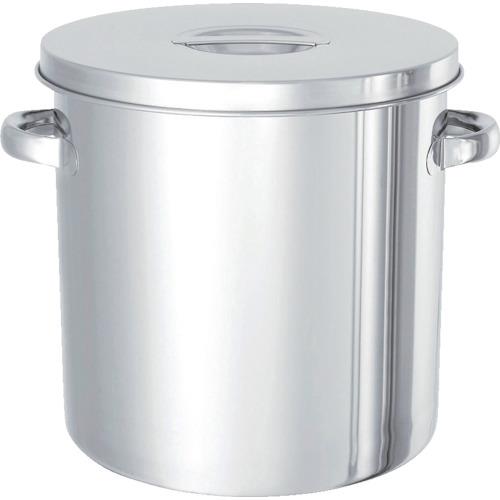 日東 ステンレスタンク テーパー付貯蔵用タンク(フタ付) 36L TP-ST-36