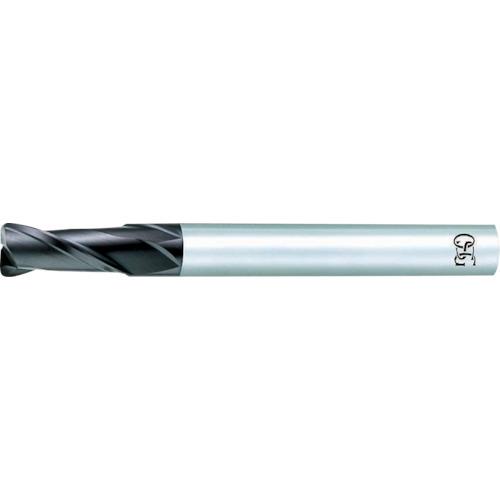 OSG 超硬ラジアスエンドミル FXコート2刃 ショート コーナー半径2mm 刃