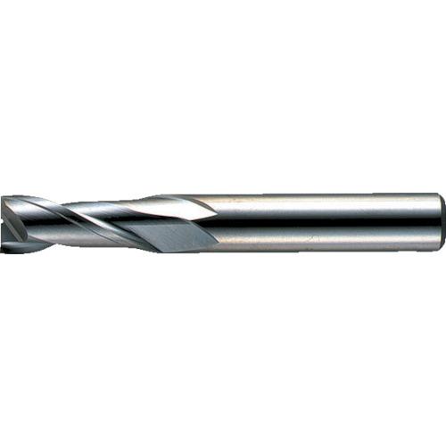 三菱K 2枚刃汎用 ハイススクエアエンドミルミディアム刃長(M)7.5mm 2MSD0750