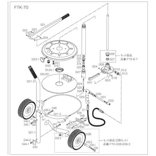 TRUSCO nhuP[^[FTK-70p ^NŒg FTK-021-3