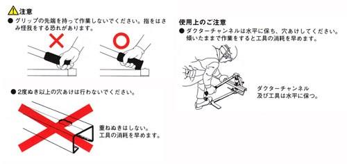 ダクターチャンネル穴あけ工具 ＜MAKD＞[ネグロス電工]の通販 ｜ 配管