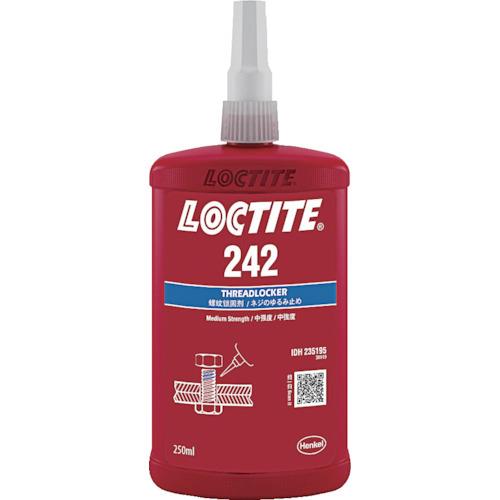 ロックタイト ネジロック剤 242 250ml 242-250[ヘンケルジャパン ロックタイト ネジロック剤 242 250ml 242-250[ヘンケルジャパン