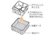 X線防護用鉛カバー(アウトレットボックス用) ＜CDO-NXP-2＞[未来工業