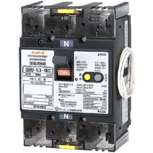 中性線欠相保護付漏電遮断器 ＜U5301KC＞[テンパール工業]の通販