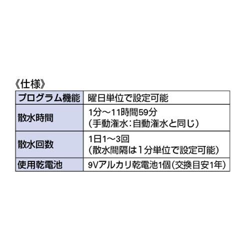 潅水コントローラー ＜502-406＞[カクダイ]の通販 ｜ 配管部品.com