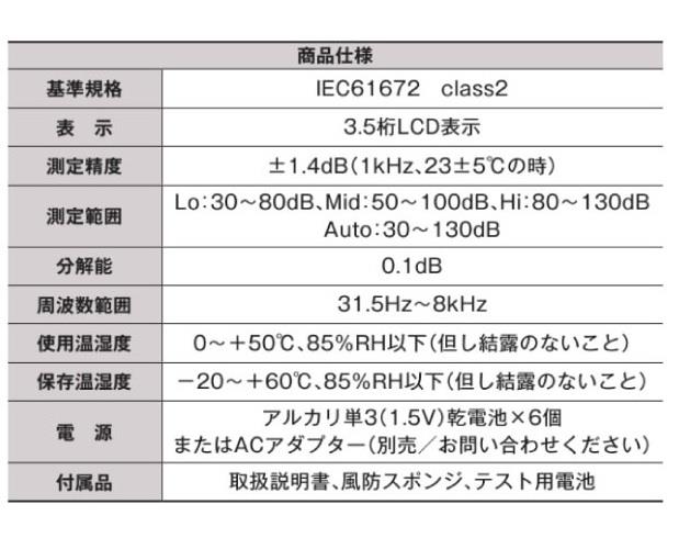 カスタム (CUSTOM) データロガー騒音計 A C特性 SDカード記録対応 SL-1373SD - 1