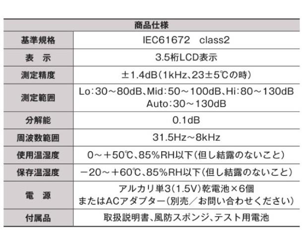 現金特価】 騒音計 データロガー SL-1373SD