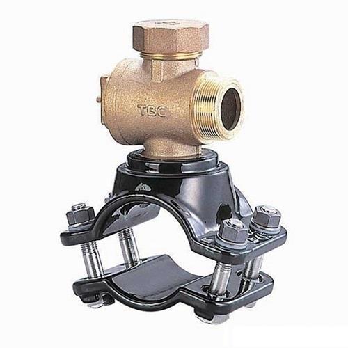 日水協サドル分水栓鋳鉄管用[タブチ]の通販 ｜ 配管部品.com