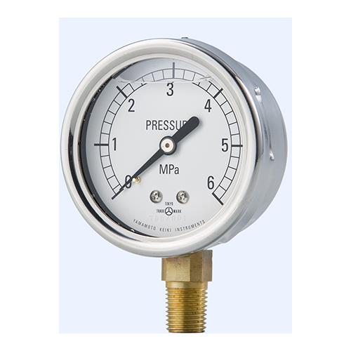 グリセリン入圧力計(MPa単記目盛) 60φ ＜GA2R2＞[山本計器製造]の通販｜配管部品.com