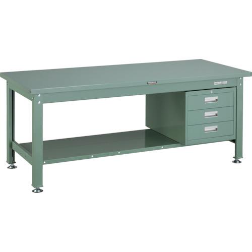 TRUSCO ׏dƑ(2000kg)DW^ 1800X750XH740 3iot O[F SDW-1800D3