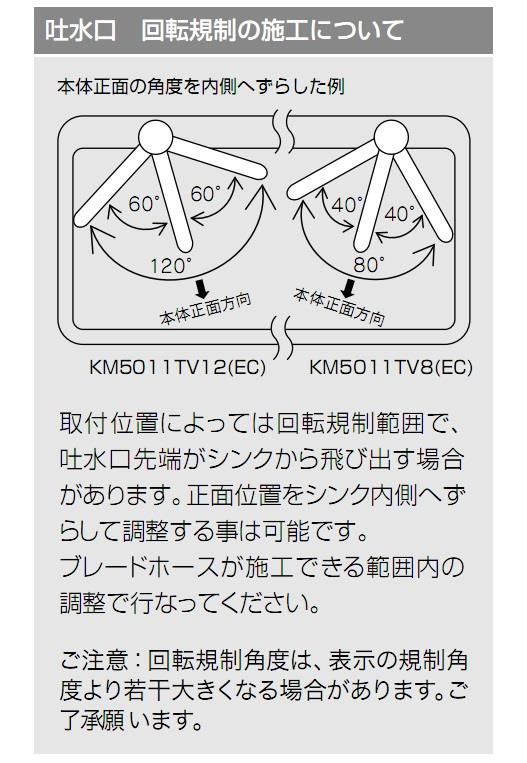 KVK eレバー 洗面用シングルレバー式混合栓 吐水口回転式 KM7011TEC