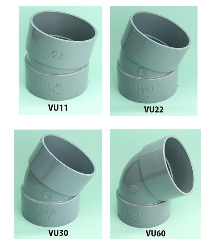 VU特殊継手 30°エルボ ＜VU-30L＞[東栄管機]の通販｜配管部品.com