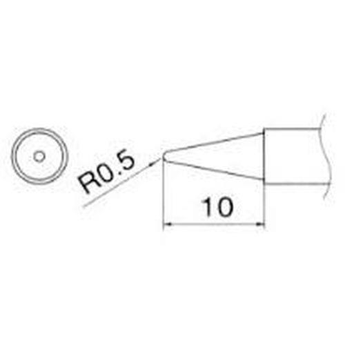 R0.5mm pĐ