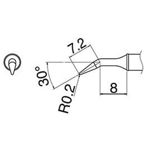 R0.2mm pĐ
