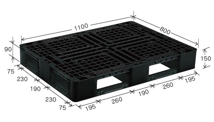 パレット ＜J-D4・1108＞[岐阜プラスチック工業]の通販｜配管部品.com