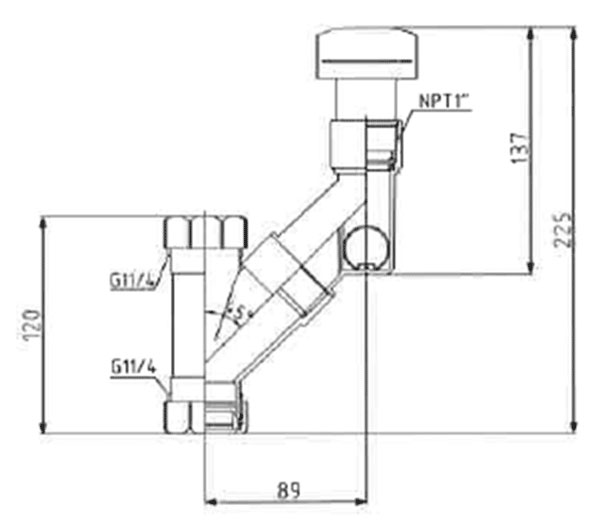 テラル　シロッコファン　CLF2-No.5.5-RS-B-e(5.5kW) (屋内仕様) (床置形)　TV-R（上部垂直吐出右回転） - 4
