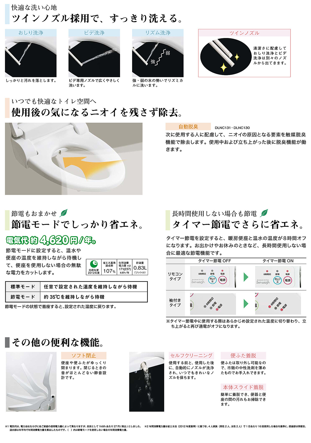 温水洗浄便座 サンウォッシュ リモコンタイプ エロンゲートサイズ DLAL931LI アサヒ衛陶 自動洗浄機能付き ラブリーアイボリー 温水洗浄便座 サンウォッシュ リモコンタイプ エロンゲート