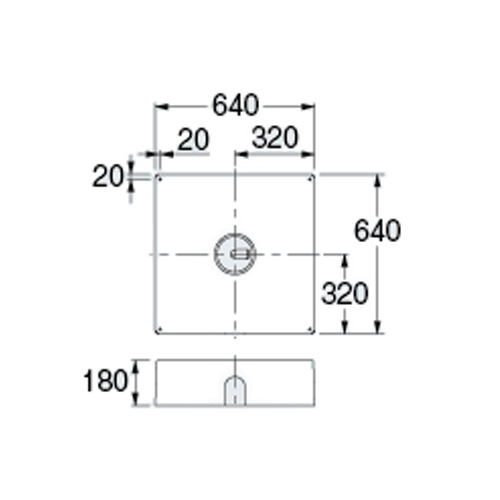 洗濯機用防水パン(床上配管型)(アイボリー) ＜426-423＞[カクダイ]の