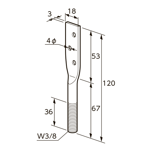 つぶし羽子板 ＜N-080401-001＞[日栄インテック]の通販 ｜ 配管部品.com