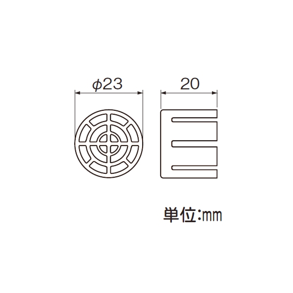 防虫ドレンキャップ ＜DC-1416＞[因幡電機産業]の通販｜配管部品.com