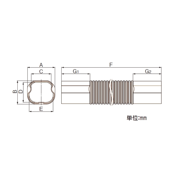 フリーコーナー ＜LDF＞[因幡電機産業]の通販 ｜ 配管部品.com