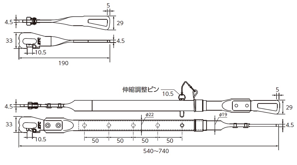 AP902B ゲートストッパー 1個 KTC 【通販モノタロウ】 KTC 京都機械工具 ドア ゲートストッパーセット ATP9022 top1-ds-2636153 [独自簡易包装]