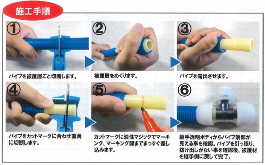 プッシュマスター らく楽コルゲートパイプ ＜PLJFSC＞[ブリヂストン]の通販｜配管部品.com