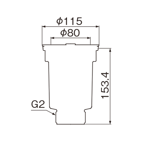 流し台トラップ 耐熱 ＜M14SST-50＞[ミヤコ]の通販 ｜ 配管部品.com
